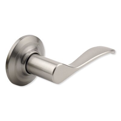 Yale Norwood Lever Passage, Non-Locking, Satin Nickel